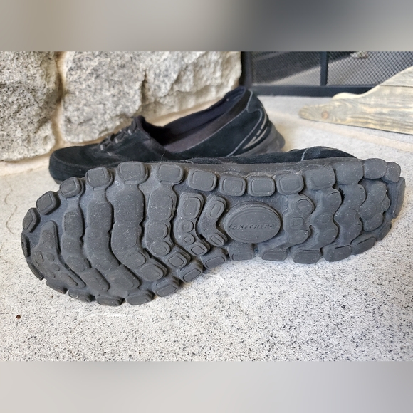 Skechers Black Slip On Shoes size 8.5 - Picture 3 of 13